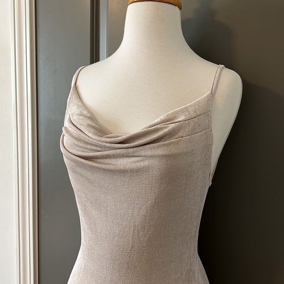 NWOT Cowl neck spaghetti strap dress - Picture 2 of 5